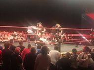 A wild brawl broke out between the three teams